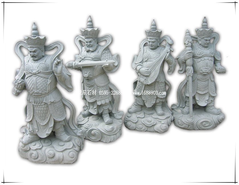 四大天王雕刻