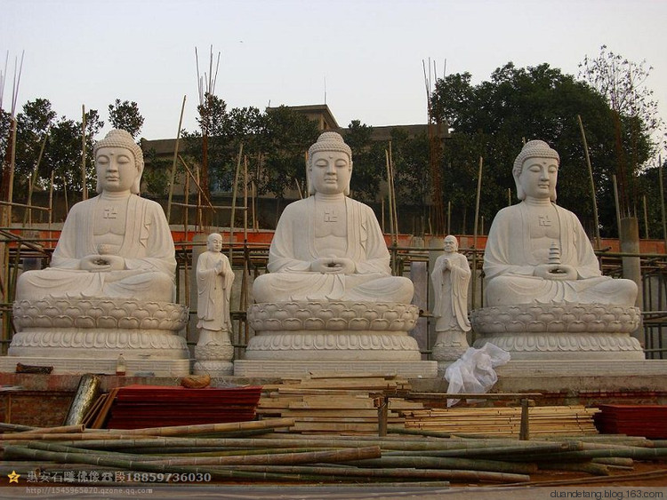 大雄寶殿內(nèi)——所有佛像匯總概述 - 石雕佛像 - 石雕佛像